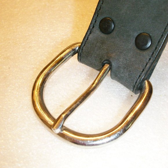 NOCONA Belt Co. Men's Genuine Leather Belt NWT Sz 42 Black Dark Gray Sueded Feel - Picture 2 of 11